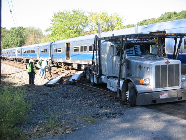 Train Vs. Truck Green Lane 9-20-04